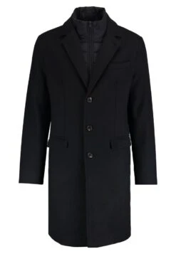 Pier One Classic Coat - Navy -Trend Fusion Shop 002d479bc1dc4a63a4523f117baf078f