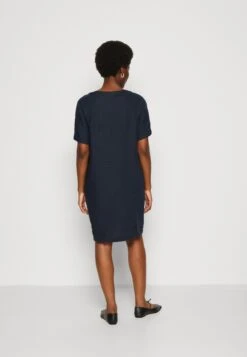 Marc O'Polo Dress Sportiv Style Slightly Egg Shaped Raglan Sleeve - Day Dress - Deep Blue Sea -Trend Fusion Shop 044cd4b30bac4764a4fe8529cac37140