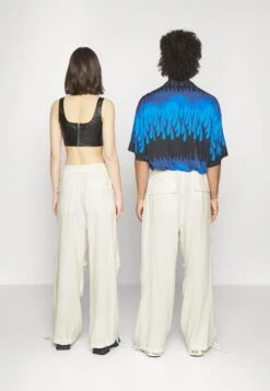 YOURTURN Genderless Parachute Unisex - Trousers - White -Trend Fusion Shop 0c77b5c732f14400b52ed89d37d8294d