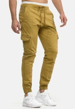 Indicode Jeans Levi - Cargo Trousers - Amber
