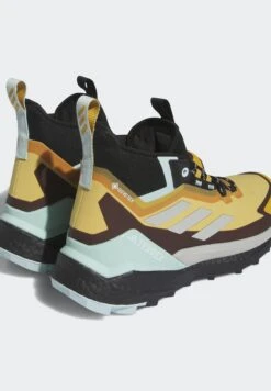 Adidas TERREX Free Hiker 2 Gore-Tex- Hiking Shoes - Preloved Yellow/Silver/Semi Flash Aqua -Trend Fusion Shop 0fafcbfb612c465d8fda3cfc18345d71