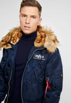 Alpha Industries Hooded Custom - Winter Jacket - Rep Blue -Trend Fusion Shop 1b5fe7065b3e4f4b87a76d3006fc80aa
