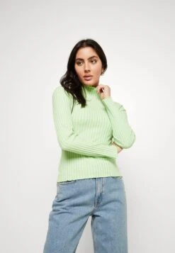 Selected Femme Slfwilma T Neck - Long Sleeved Top - Pistachio Green -Trend Fusion Shop 1e65430d68e544c0ba207ec7b83ba8e5