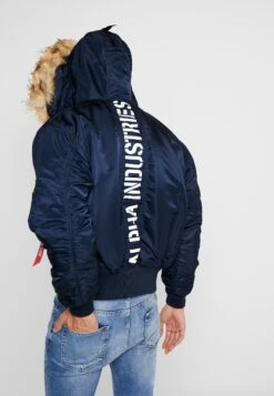 Alpha Industries Hooded Custom - Winter Jacket - Rep Blue -Trend Fusion Shop 29c462672df14e12acd540947947b7b5