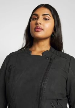 ONLY CARMAKOMA Caravana - Faux Leather Jacket -Trend Fusion Shop 2fe2a4b010344dbc9a31586a53ad6732