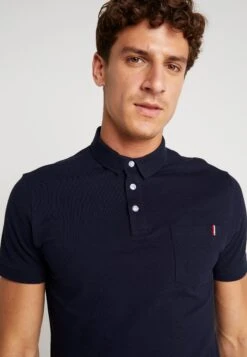 Pier One Tricolore Trim- Polo Shirt - Dark Blue -Trend Fusion Shop 47c7f0ab95604072a45d1fa23cdb87d5