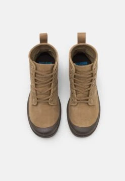 Palladium Pallabrousse Hi Wp Unisex - Lace-Up Ankle Boots - Bone Brown -Trend Fusion Shop 57b1449f022a46708f97c85280a55abe