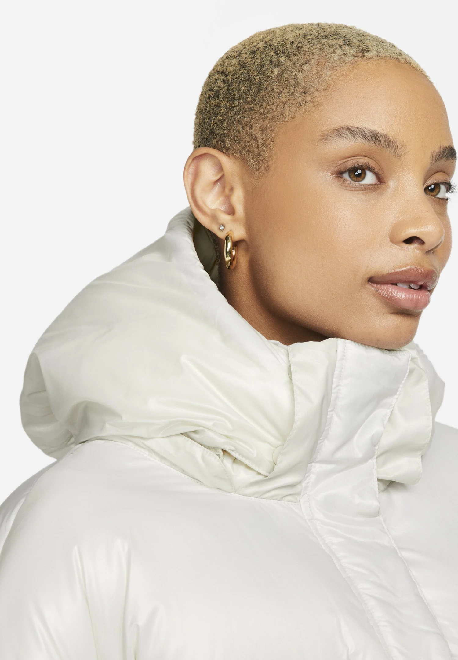 Nike Sportswear W Nsw Tf Synfl City Hd Jkt - Winter Jacket - Light Bone/Black 5 Nike Sportswear W Nsw Tf Synfl City Hd Jkt - Winter Jacket - Light Bone/Black - Image 5