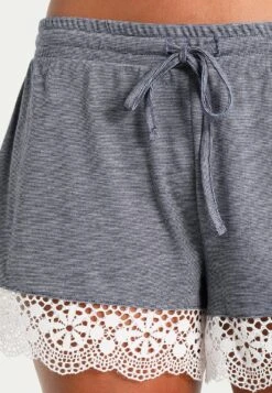 Anna Field Sarah Short Pj Set- Pyjama Set - Off-White/Dark Blue 13 Anna Field Sarah Short Pj Set- Pyjama Set - Off-White/Dark Blue -Trend Fusion Shop 6f89a2a5cdf84a3c8c843968bd01c00e