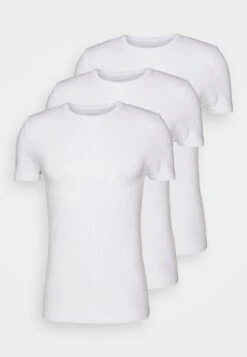 Pier One 3 Pack Muscle Fit- Basic T-Shirt - White -Trend Fusion Shop 74e6dafee9a04fa989c9d0d0b4d2897f