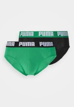 Puma Basic Brief 2 Pack - Briefs - Black/Green -Trend Fusion Shop 76bbc6b1d31d4e6bbf90f51962bfe4ca