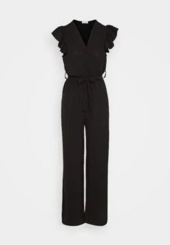 Wal G Fazza Ruffle- Jumpsuit - Black -Trend Fusion Shop 919290df163345d4b8fee5f204753e27