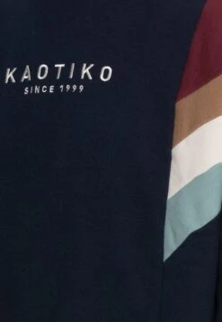 Kaotiko Crew Seattle Unisex - Sweatshirt - Navy/Dark Burgundy/Ivory -Trend Fusion Shop 98157f4454864c1abdca5def21c73e2c