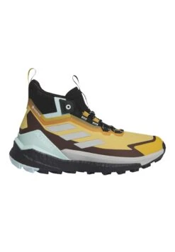 Adidas TERREX Free Hiker 2 Gore-Tex- Hiking Shoes - Preloved Yellow/Silver/Semi Flash Aqua -Trend Fusion Shop 986a42dc65b440bb95f9ec5bbb43d014