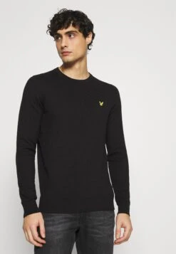 Lyle & Scott Crew Neck Jumper - Jumper - Jet Black