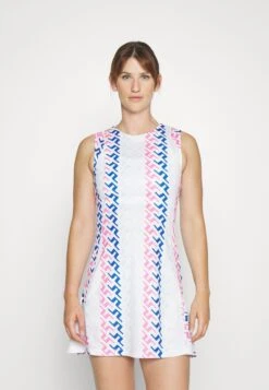 Helena Print Dress - Sports Dress - Pink