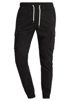 Pier One Cargo Trousers - Black -Trend Fusion Shop ba4a82bf9d2d43059438f26b4d293a93