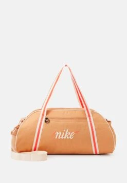 Nike Performance Gym Club Retro - Sports Bag - Amber Brown/Bright Crimson