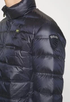 Blauer Basic High Neck Jacket - Down Jacket - Blue -Trend Fusion Shop bdf9f58e981f4fa9825011d363ba893a