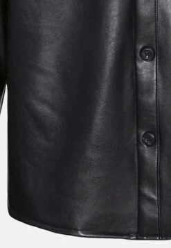 YOURTURN Unisex - Faux Leather Jacket - Black 5 YOURTURN Unisex - Faux Leather Jacket - Black -Trend Fusion Shop cb82c7c791af41c49e28fe3f20256a3d