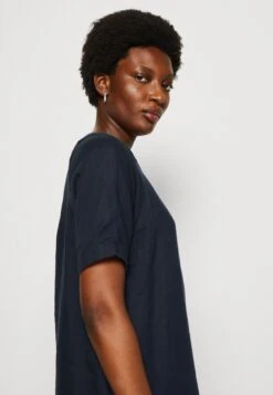 Marc O'Polo Dress Sportiv Style Slightly Egg Shaped Raglan Sleeve - Day Dress - Deep Blue Sea -Trend Fusion Shop d8ff54a1b6004592aaf6fffe0ec61556