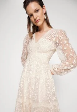 Needle & Thread Celestia Ribbon Mini Dress - Cocktail Dress / Party Dress - Champagne -Trend Fusion Shop db77edac6cdc4c34a4a970bee33460b9