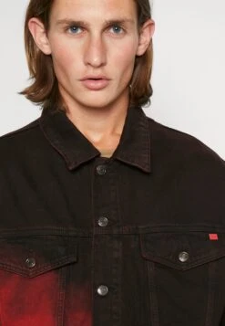 Hugo Denim Jacket - Bright Red -Trend Fusion Shop e4a83ec4e0b44d1fa1e4d559565b8351