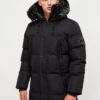 Aylmer Puffer Jacket - Winter Coat - Jet Black