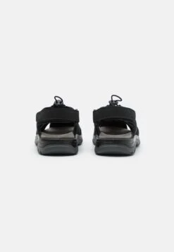 Pier One Leather - Walking Sandals - Black -Trend Fusion Shop f1e40d4d3ff349cc823e8e096bd7fd9e