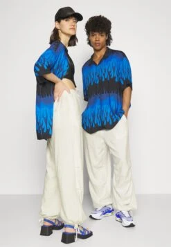 YOURTURN Genderless Parachute Unisex - Trousers - White -Trend Fusion Shop f47a0e1ecff04f00b66902953e5c6730