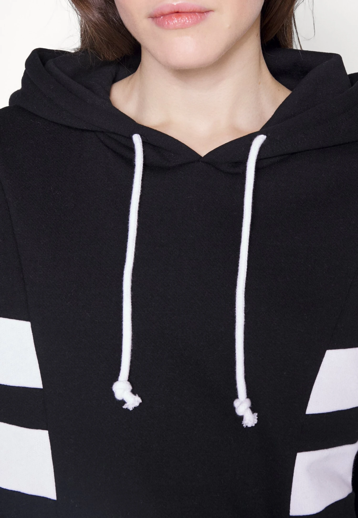 Hoodie - Black/White 7 Hoodie - Black/White - Image 7