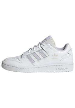 Adidas Originals Forum Low- Trainers - Cloud White Silver Dawn Off White
