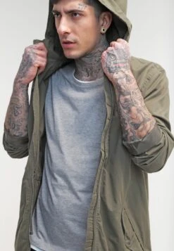 Pier One Parka - Khaki -Trend Fusion Shop ffa45efc2dcd46dca209c3efa063c7ea